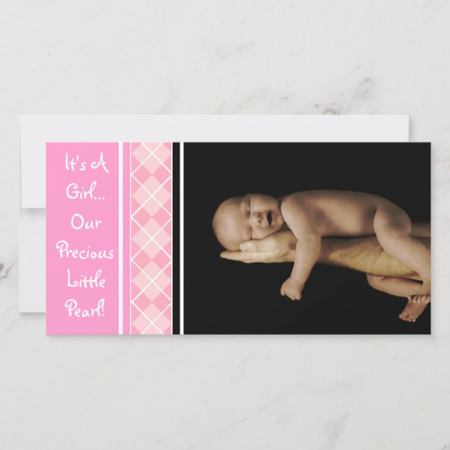 Anúncio É uma garota... Nossa pérola Precioso (Frente)