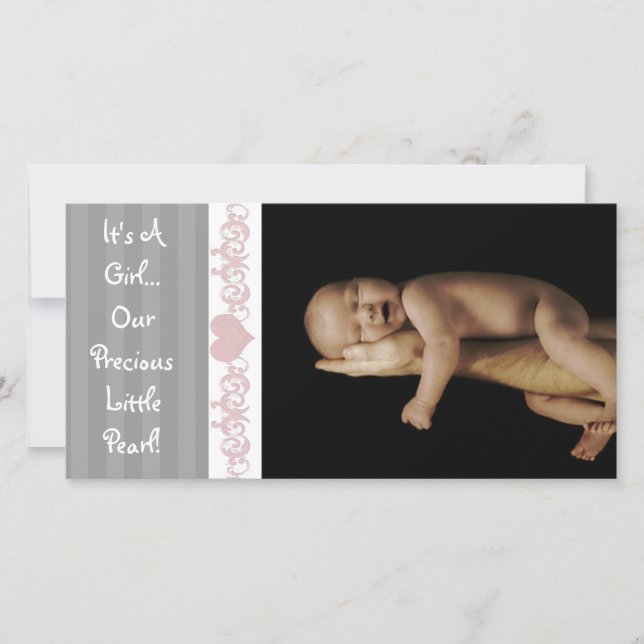 Anúncio É uma garota... Nossa pérola Precioso (Frente)