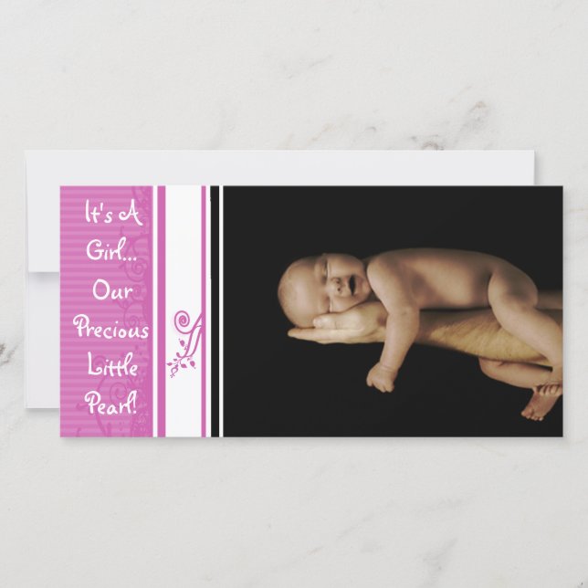 Anúncio É uma garota... Nossa pérola Precioso (Frente)