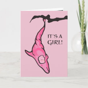 Anúncio é uma menina! (casulo rosa de golfinho)