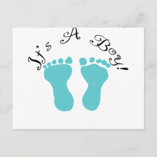 Anúncio É uma pegada azul