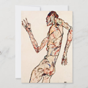 Anúncio Egon Schiele - dançarino