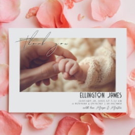 Anúncio Elegante Dois Bebês Fotos de Nascimento