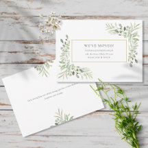 Elegante Greenery Moving