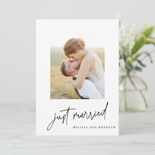 Anúncio Elopemento de Casamento de Foto do recem casados 2 (Em pé/Frente)