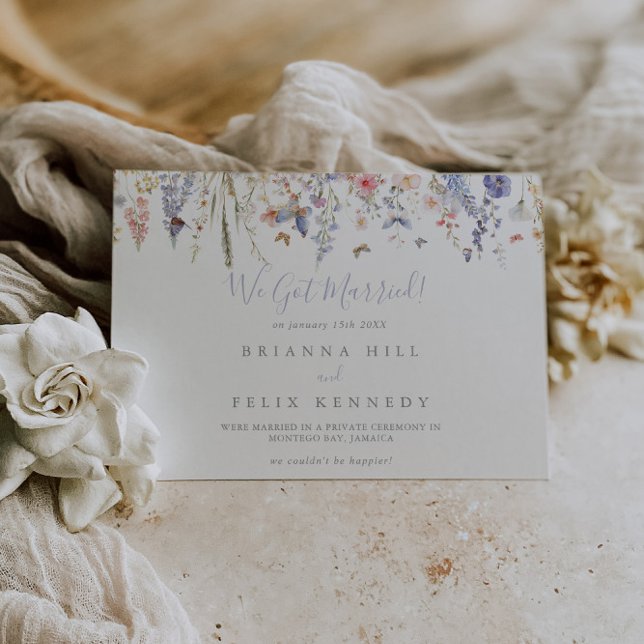 Anúncio Elopete de Flor Selvagem Multicolorido de Verão (Criador carregado)