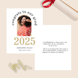 Anúncio em branco de Formando 2025 - Arch do Orçam