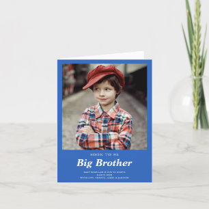 Anúncio Em breve será azul de gravidez fotográfica do Bi