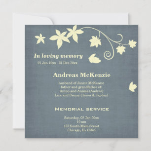 Anúncio Em memória de amor