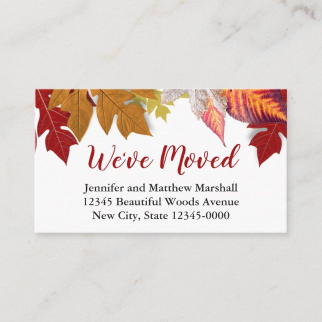 Anúncio em Movimento das Folhas de outono (Frente)