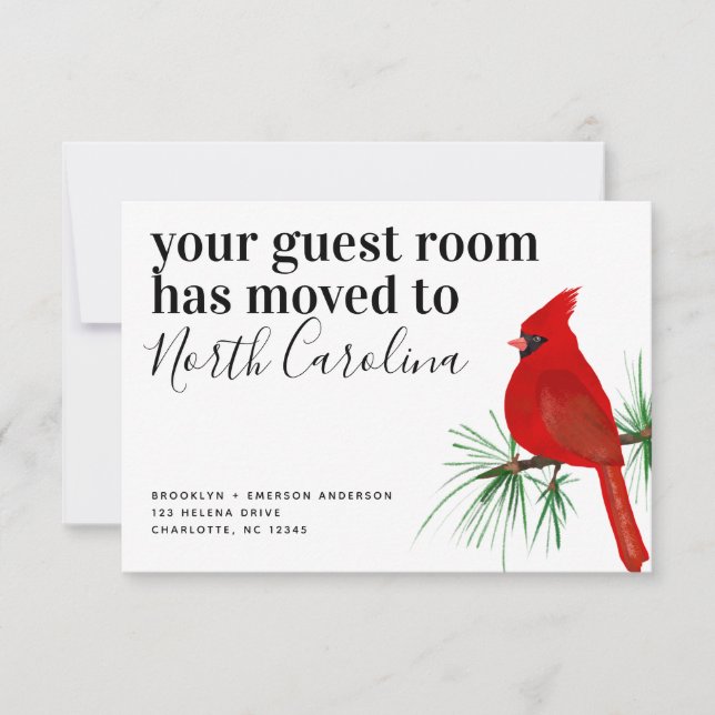 Anúncio em Movimento do Cardeal Carolina do Norte (Frente)