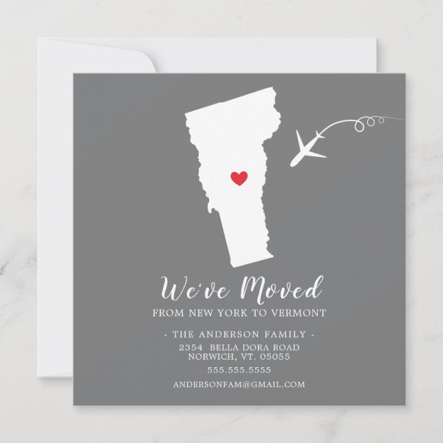 Anúncio em Movimento | Estado VERMONT (Frente)