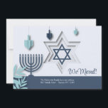Anúncio em Movimento Judaico<br><div class="desc">Informe a todos o seu novo discurso com este anúncio bonito que contém elementos judeus. Perfeito para cumprimentos a Hanukkah também! (Imagem de Freepik). O cartão é fácil de personalizar com seu texto, fonte e cor da fonte. Não exatamente o que você está procurando? Todos os nossos produtos podem ser...</div>