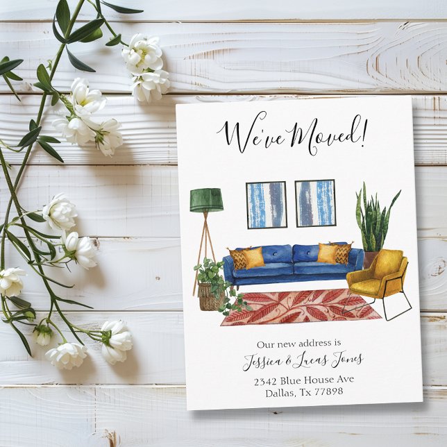 Anúncio em Movimento na Sala de Vida que Mudamos (Criador carregado)