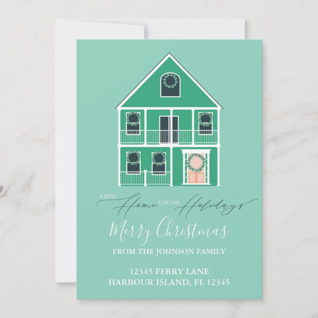 Anúncio em movimento Novo Feriado Doméstico Verde  (Frente)