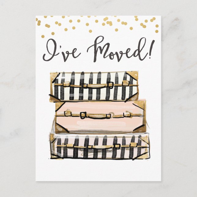 Anúncio em movimento que movi o cartão postal (Frente)