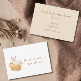 Anúncio Embalado com um novo endereço! Movimentação de Gat