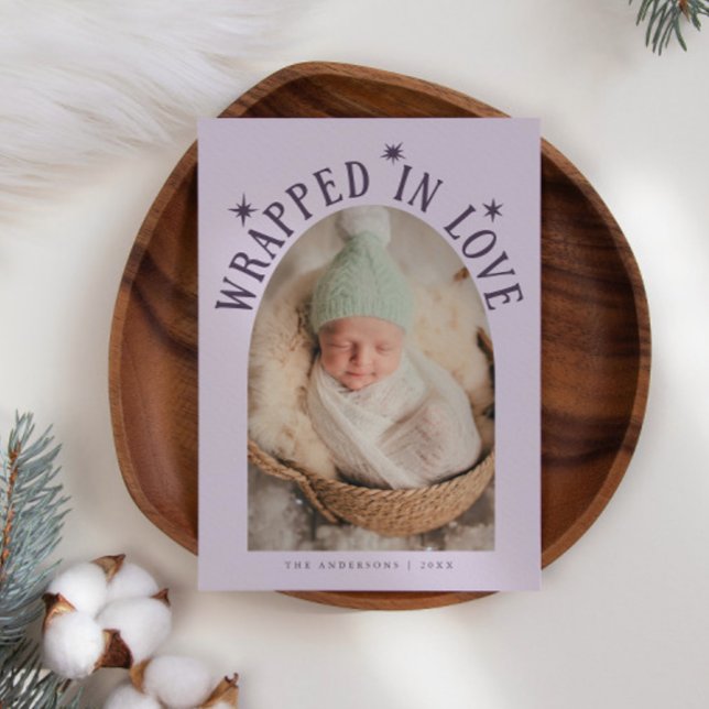 Anúncio Embrulhado No Amor, Foto Roxo Nascido (Criador carregado)