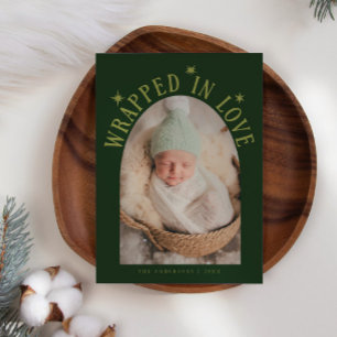 Anúncio Embrulhado No Amor, Foto Verde Nascida