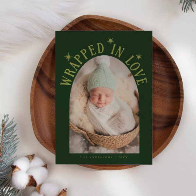 Anúncio Embrulhado No Amor, Foto Verde Nascida (Criador carregado)