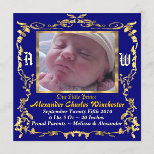 Anúncio encantador & original do nascimento do