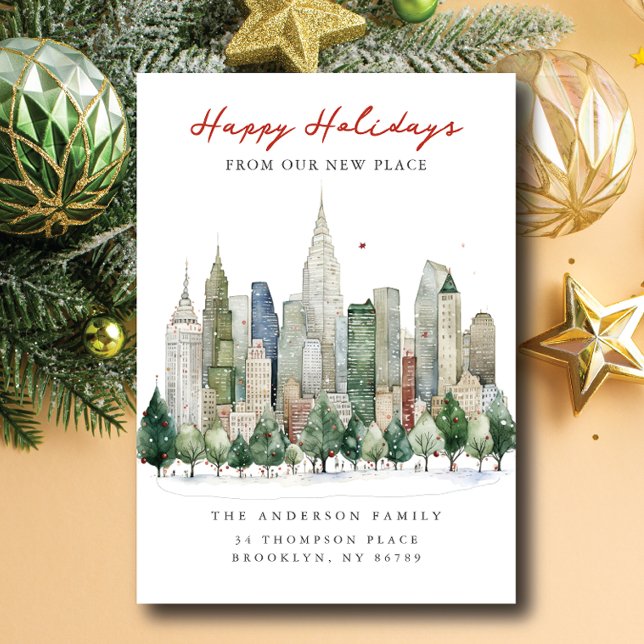 Anúncio Endereço Novo de Natal na Cidade de Nova York (Criador carregado)