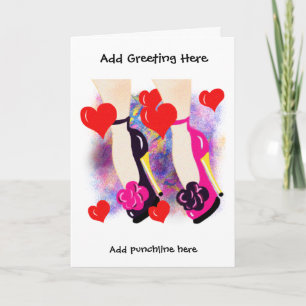 Anúncio Engagement Card for Lesbians - add own message