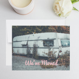 Anúncio Engraçado Nós nos Mudamos Antiga Casa de Trailer B