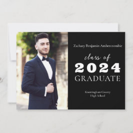 Anúncio Ensino Médio Minimalista Moderno Graduado