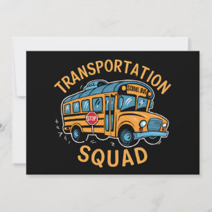 Anúncio Equipe de Transporte de Motorista de Autobús Escol