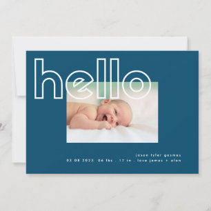 Anúncio esboço negrito marinho azul branco moderno