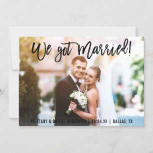 Anúncio Escrito Escoteiro Nos Casamos Foto De Casal