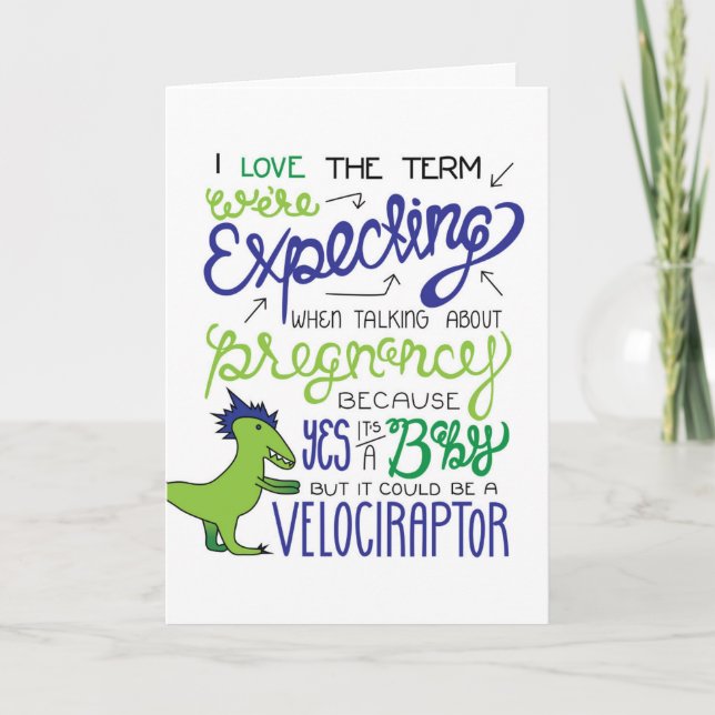 Anúncio Esperamos um bebê, mas pode ser... (Frente)