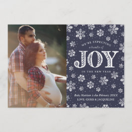 Anúncio Esperando a Joy Pregnancy anunciando o Natal