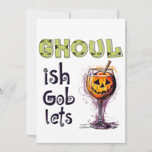 Anúncio Espíritos do Dia das Bruxas Coquetéis Ghoulish Gob