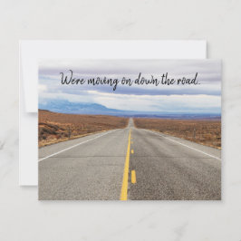 Anúncio Estamos a mover-nos para a Foto da Estrada Cênnica