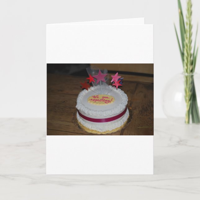 Anúncio Estamos Esperando Bolo (Frente)