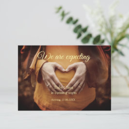 Anúncio estamos grávidas adicionar nome de bebê data gravi