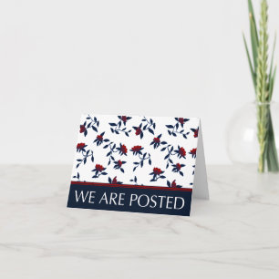 Anúncio estamos postados: vintage floral