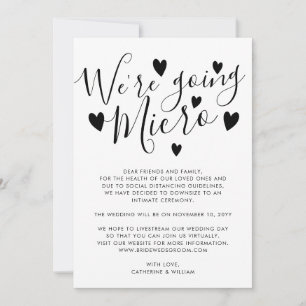 Anúncio Estamos Reduzindo o Casamento para Micro Pequeno C