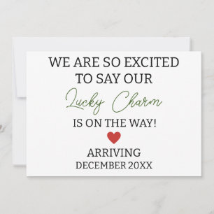 Anúncio Estamos tão animados em dizer nossa gravidez de ch