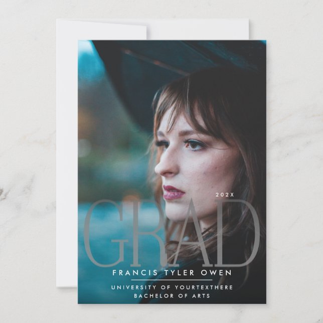 Anúncio Este Sou Eu | Texto FORMANDO Moderno | Foto (Frente)