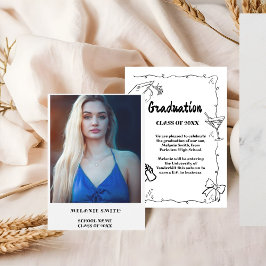 Anúncio Estilos de doodles graduação desenhada à mão