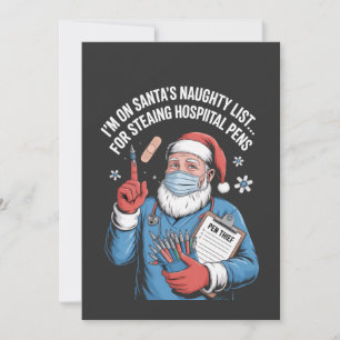 Anúncio Estou na lista de Papais noeis para roubar o hospi