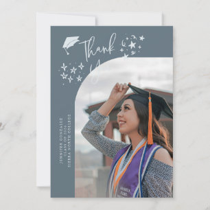 Anúncio Estrelas Agradecidas Excêntricas Foto de Graduado 
