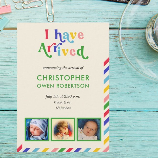 Anúncio Eu cheguei ao nome da foto qualquer bebê (Criador carregado)