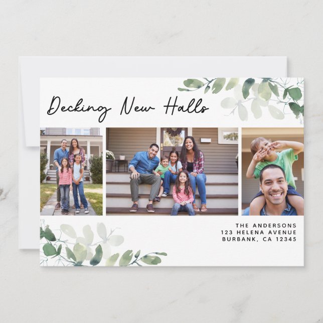 Anúncio Eucalyptus Decking New Halls Mudança de endereço (Frente)