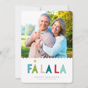 Anúncio FA LA HOLIDAY FOTO negrito Dabs coloridos brilhant