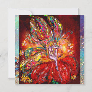 Anúncio FADA EM VERMELHO amarelo verde azul