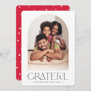 Anúncio FAMÍLIA 2023 FAMÍLIA FOTO MÍNIMO GRATEFUL vermelho